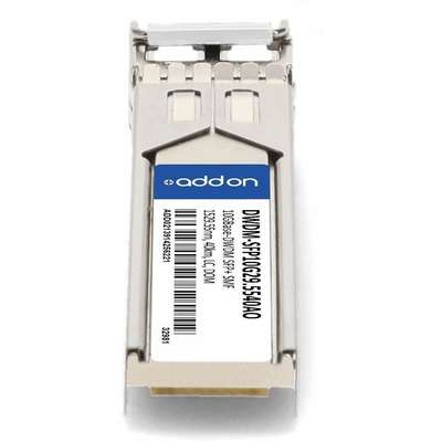 AddOn Cisco SFP+ 40KM DWDM LC XCVR Compat TAA XCVR 10GB DWDM Domino LC
