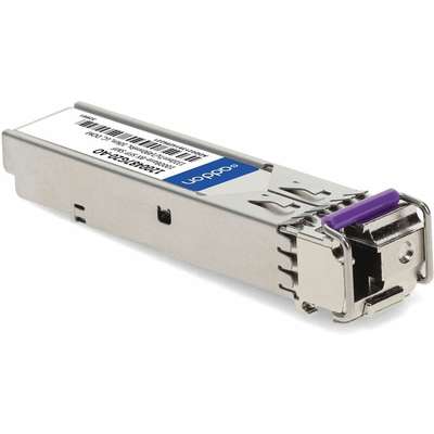 AddOn Adtran SFP 10KM BX 1200487G20 Compat TAA XCVR 1GB Bidi Domino SMF LC