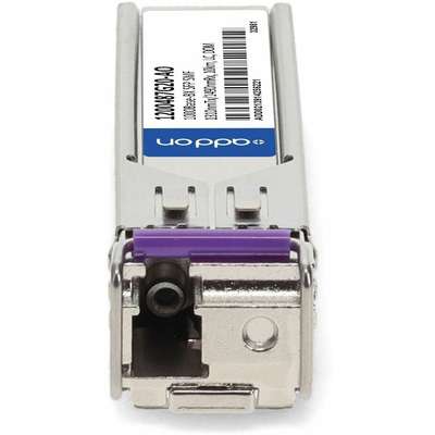 AddOn Adtran SFP 10KM BX 1200487G20 Compat TAA XCVR 1GB Bidi Domino SMF LC