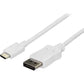 StarTech.com 6' USB C to DisplayPort 1.2 Cable - 4K 60Hz DP Adapter Cable - White