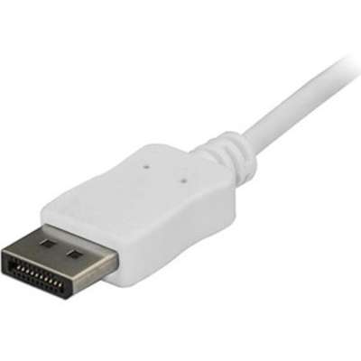 StarTech.com 6' USB C to DisplayPort 1.2 Cable - 4K 60Hz DP Adapter Cable - White