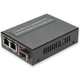 AddOn 1GBS 2 RJ-45 to 1 SFP Port Media Converter Card Standalone Kit