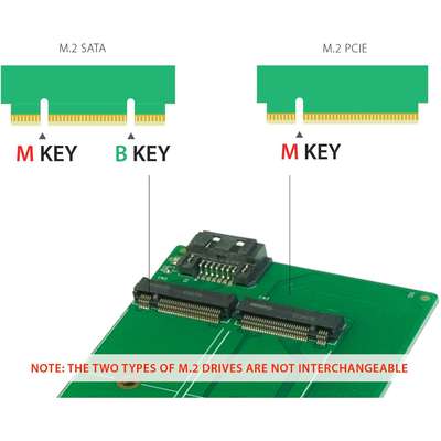 VisionTek PCIE M.2 PCIE & SATA Adapter Card