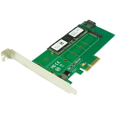 VisionTek PCIE M.2 PCIE & SATA Adapter Card