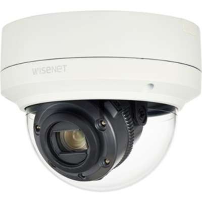Hanwha Techwin America WiseNet x Powered By WiseNet 5 Network IR Outdoor Vandal dome Camera 2MP Full HD