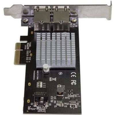 StarTech.com Dual Port 10Gb PCIe Network Card - NBASE-T Ethernet NIC Card