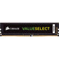 Corsair 4GB Value Select DDR4 DT Memory Intel Core x & AMD Ryzen Series