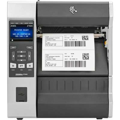 Zebra Standard ZT620 Label Printer with 300 DPI (12 dots/mm), UHF RFID (US/Canada)