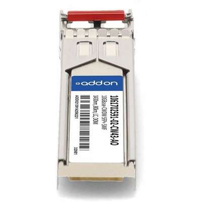 AddOn XCVR SFP+ 10GBASE-CWDM 80KM SMF Domino TAA
