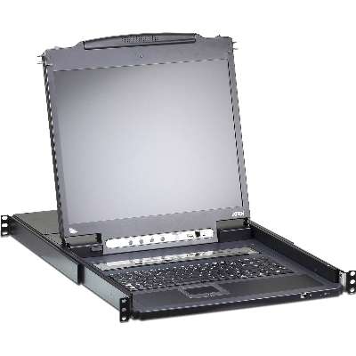 ATEN 8 Port 19 inch LCD Integrated IP KVM USB/PS2 Combo