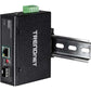 TRENDnet Hardened Industrial SFP to Gigabit UPoE Media Converter
