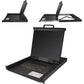 StarTech.com Rackmount KVM Console - 1U 19" LCD VGA KVM Drawer with Cables USB