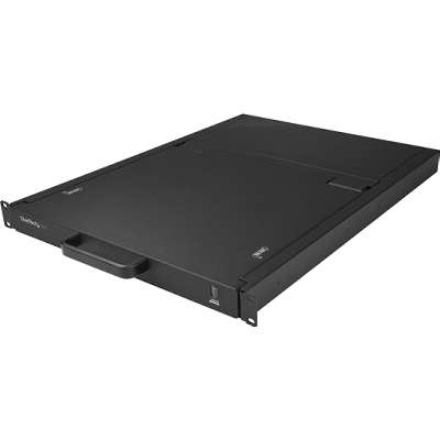 StarTech.com Rackmount KVM Console - 1U 19" LCD VGA KVM Drawer with Cables USB