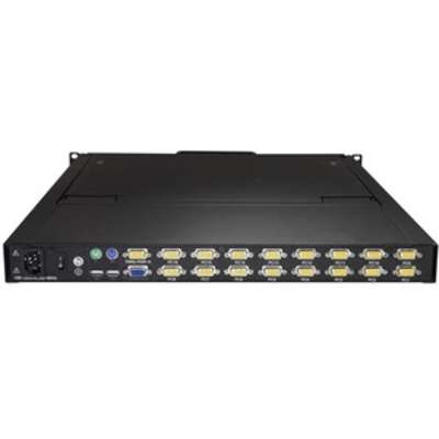 StarTech.com 16 Port Rackmount KVM Console with  Cables KVM Switch with  19" LCD