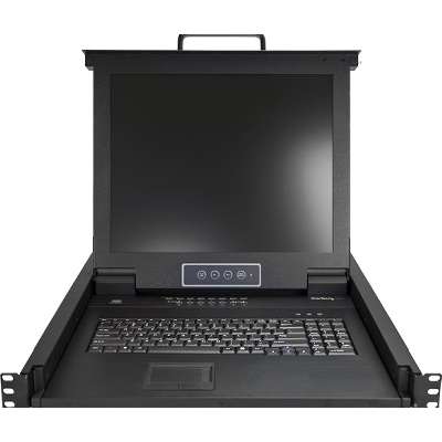 StarTech.com 16 Port Rackmount KVM Console with  Cables KVM Switch with  17" LCD