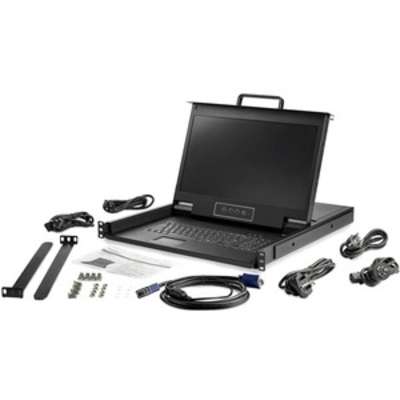 StarTech.com Rackmount KVM Console HD - 1U 17" LCD VGA KVM Drawer with Cables