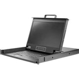 StarTech.com Rackmount KVM Console HD - 1U 17" LCD VGA KVM Drawer with Cables