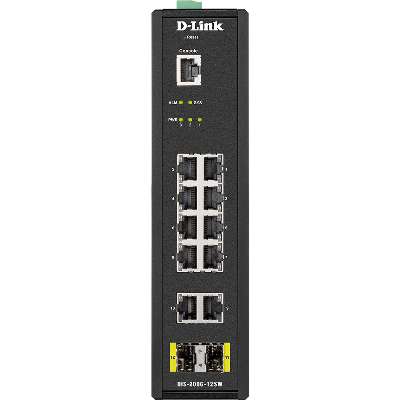 D-Link Systems Dis-200G 12 Port Managed Industrial Switch Wide Temperature