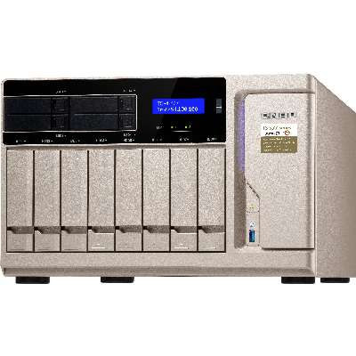 QNAP Hi Performance 12-Bay NAS/ISCSI AMD RYZEN7 1700 8CORE 3-3.7GHZ