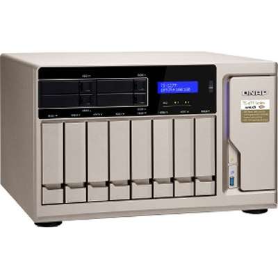 QNAP Hi Performance 12-Bay NAS/ISCSI AMD RYZEN7 1700 8CORE 3-3.7GHZ