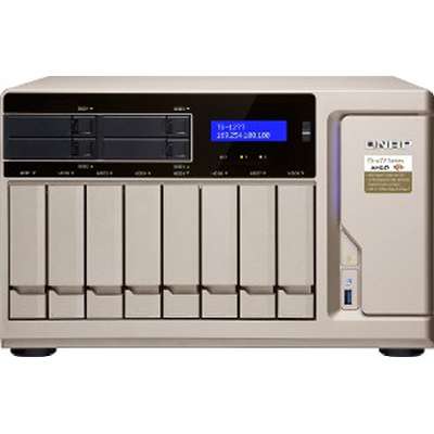 QNAP Hi Performance 12-Bay NAS/ISCSI Arm Cortex-A15 Quad 1.7G 2-8GB DDR3