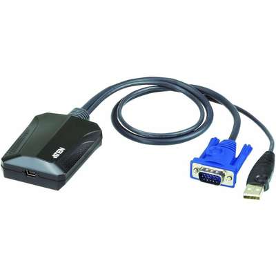 Aten AC CV211KIT01 Portable Laptop USB console HDMI T VGA Adapter