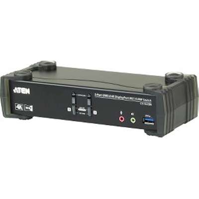 ATEN 2 Port USB3.0 4K DP MST KVMP Switch Support Up to 4096X2160 60HZ