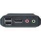 ATEN 2 Port USB DP Cable KVM Switch with Remote Port Selector