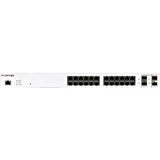 Fortinet L2+ Managed PoE Switch 24GE +4SFP 24 Port 185W