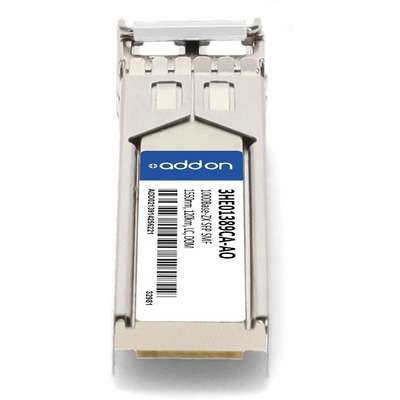 AddOn Alcatel 3HE01389CA Comp XCVR TAA 1G-ZX LC 1550NM 120KM SMF SFP