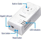 TRENDnet Powerline 1300 AV2 Adapter with Built-in Outlet