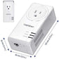 TRENDnet Powerline 1300 AV2 Adapter Kit with Built-in Outlet