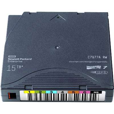 HPE LTO-7 Ultrium Type M 22.5TB RW 20 Data Cartridges NonCustom Labeled with Cases