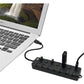 Adesso 7-Port USB 3.0 Hub with Individual Power Switch & Power Adapter