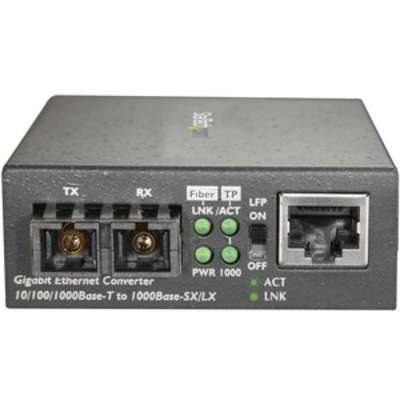 StarTech.com Multimode SC Fiber Ethernet Media Converter Bridge 10/100/1000