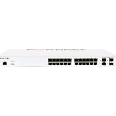 Fortinet L2+ Managed PoE Switch with  24GE +4SFP 24 Port PoE