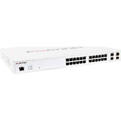 Fortinet L2+ Managed PoE Switch with  24GE +4SFP 24 Port PoE