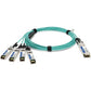 AddOn 7M DAC 850NM Fiber QSFP+ 4XSFP+ Dell TAA