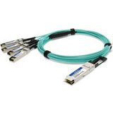AddOn 7M DAC 850NM Fiber QSFP+ 4XSFP+ Dell TAA
