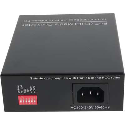 AddOn 1G-TX RJ45/1G-SX SC MMF PoE+ Med Converter