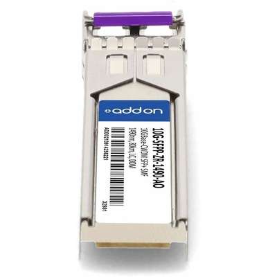 AddOn 10GBASE-CWDM SFP+ XCVR SMF 1490NM Brocad