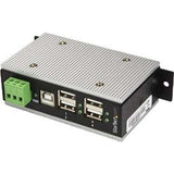 StarTech.com 4-Port Industrial USB 2.0 Hub with ESD & 350W Surge Protection