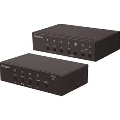StarTech.com Mult-Input HDBaseT Extender Kit with Switch and Video Scaler