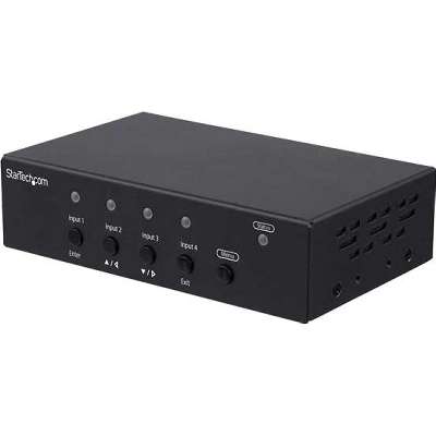 StarTech.com Mult-Input HDBaseT Extender Kit with Switch and Video Scaler