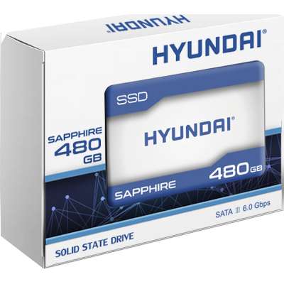 Hyundai Technology 480GB Sapphire Internal SSD SATA III 2.5 inch TLC