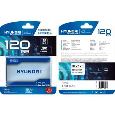 Hyundai Technology 480GB Sapphire Internal SSD SATA III 2.5 inch TLC