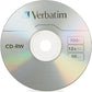 Verbatim CD-RW 700MB 4X-12X High Speed with Branded Surface - 10-pack Slim Case