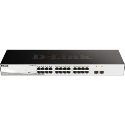 D-Link Systems Dgs-1210-26 24 Port Gigabit Smart MNG Switch with  2X100/1000 SFP