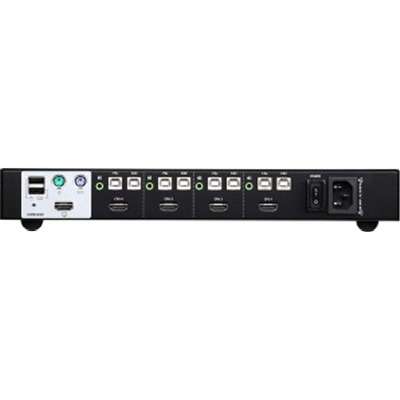 ATEN 4 Port Single Display HDMI Secure KVM with PP 3