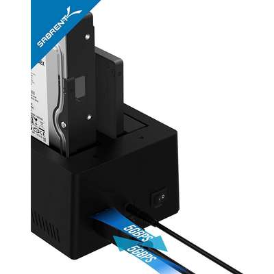 Sabrent 20-pack 2.5 inch/3.5 inch SATA to USB 3.0 Dual Docking Station/Cloner